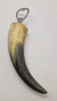Øloplukker med greb af horn