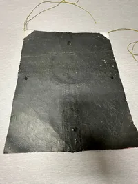 Krigsmarineflag, sølvstukket, originalt ?? Veteran ??