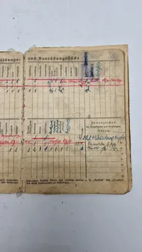 Original tysk hjelm med solbuch. Opsat på plade med fuld historie (såret på fronten)