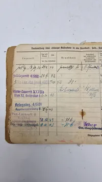 Original tysk hjelm med solbuch. Opsat på plade med fuld historie (såret på fronten)