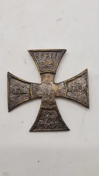 Tysk WW1 kors jordfund