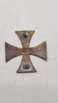 Tysk WW1 kors jordfund