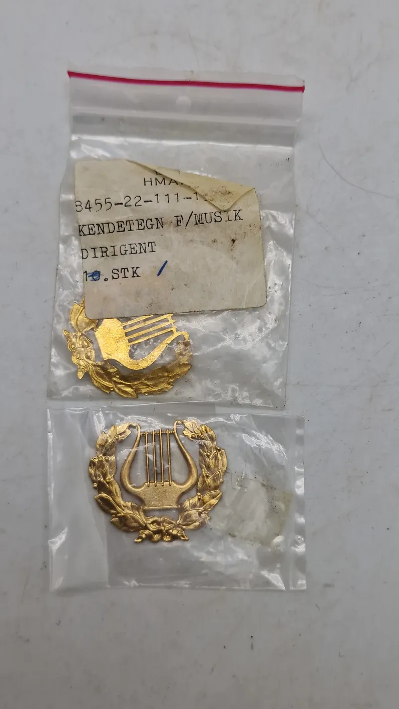 Originale Danske regiments mærker