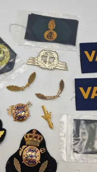 Samling stofmærker