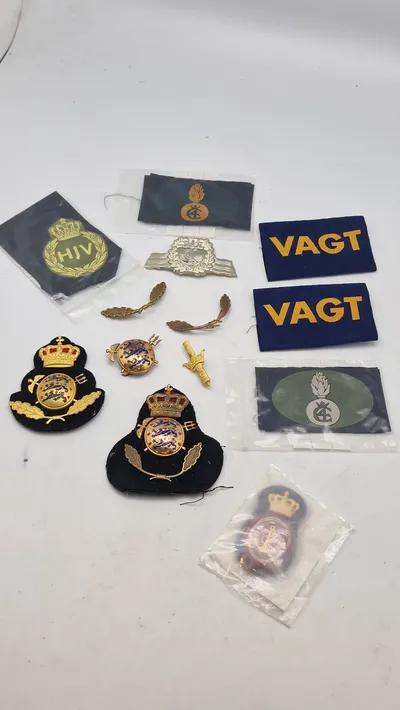 Samling stofmærker