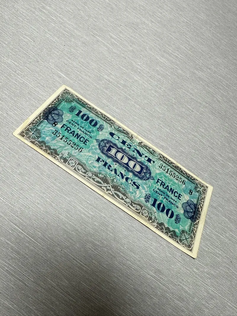 Original US WW2 D dag pengeseddel 1944