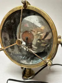 Original stor Engelsk WW2 marine projektør