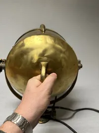 Original stor Engelsk WW2 marine projektør