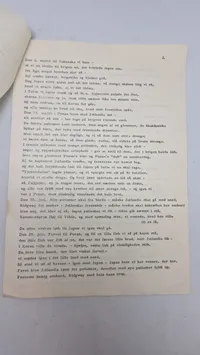 Brev skrevet i 1952, omhandlende afgang og sejlads med Jutlandia