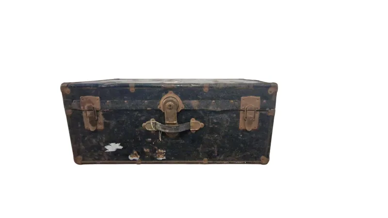 Gammel rejsekuffert, stammer fra Jutlandia