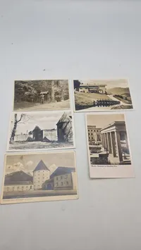 Samling originale tyske ww2 postkort ( et med Berghof, Adolf Hitlers feriebolig i Obersalzberg)
