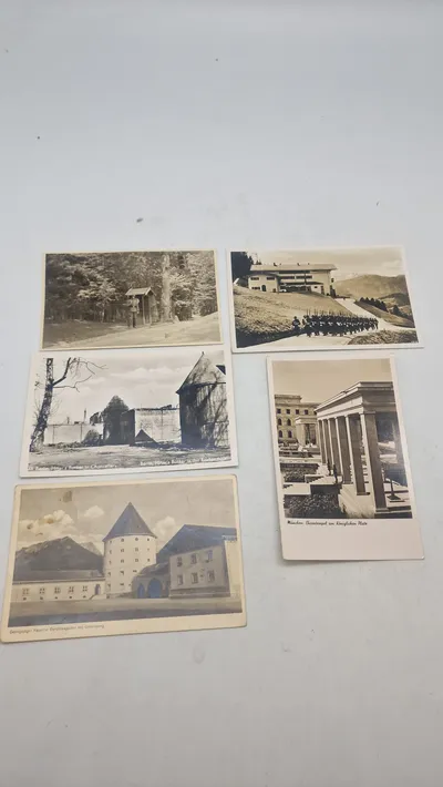 Samling originale tyske ww2 postkort ( et med Berghof, Adolf Hitlers feriebolig i Obersalzberg)