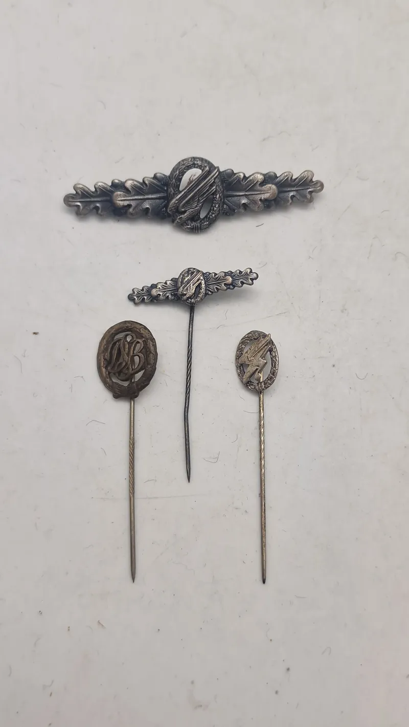 Originale tyske faldschirmsjäger pins og sportsspin (57 version)