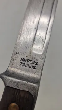Original gevær 89 bajonet, stemplet Hærens Tøjhus