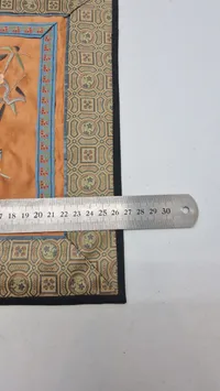 Originalt 18 tals kinesisk broderi silke