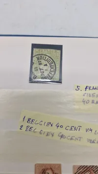 Samling frimærker i album, høj AFA værdi