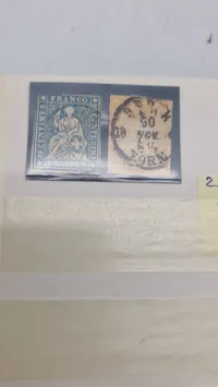 Samling frimærker i album, høj AFA værdi