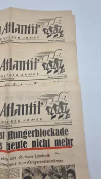 3 originale eks af Soldat am Atlantik, ww2