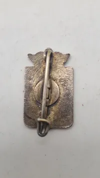 Original dansk national revérnål, emalje