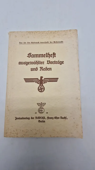 Originalt Sammelheft
ausgewählter Vorträge und Reden