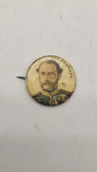 Original Kong Christian IX pin