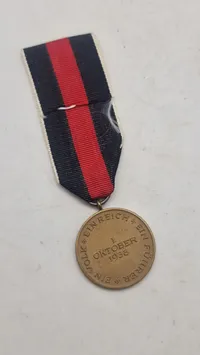 Original Medaille zur Erinnerung an den 1. Oktober 1938