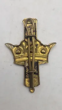 Originalt regimentsmærke fra Kongens Artilleriregiment, første udgave