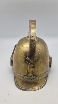Original Fransk 18 tals brandhjelm