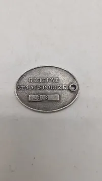 Gestapo id disk , efterkrigs