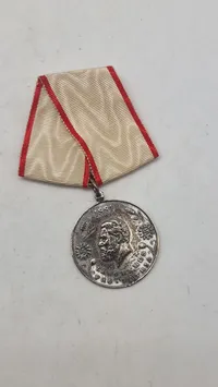 Original Carlsberg medalje af sølv med hagekors