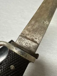 Original Tysk Hitler Jugend kniv, RZM