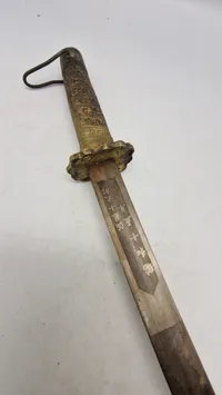 Samling katanaer. ikke japanske