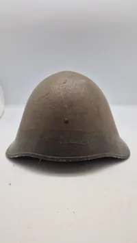 Original dansk M/41 hjelm anvendt af den danske modstandsbevægelse