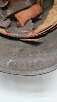 Original dansk M/41 hjelm anvendt af den danske modstandsbevægelse