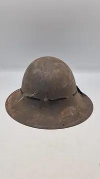 Original Civil Defence "Zuckerman" stålhjelm fra Anden Verdenskrig 1941 Dateret