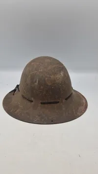 Original Civil Defence "Zuckerman" stålhjelm fra Anden Verdenskrig 1941 Dateret