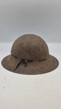 Original Civil Defence "Zuckerman" stålhjelm fra Anden Verdenskrig 1941 Dateret