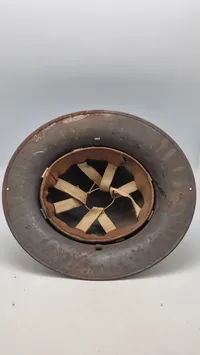 Original Civil Defence "Zuckerman" stålhjelm fra Anden Verdenskrig 1941 Dateret