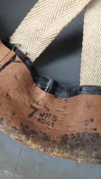 Original Civil Defence "Zuckerman" stålhjelm fra Anden Verdenskrig 1941 Dateret