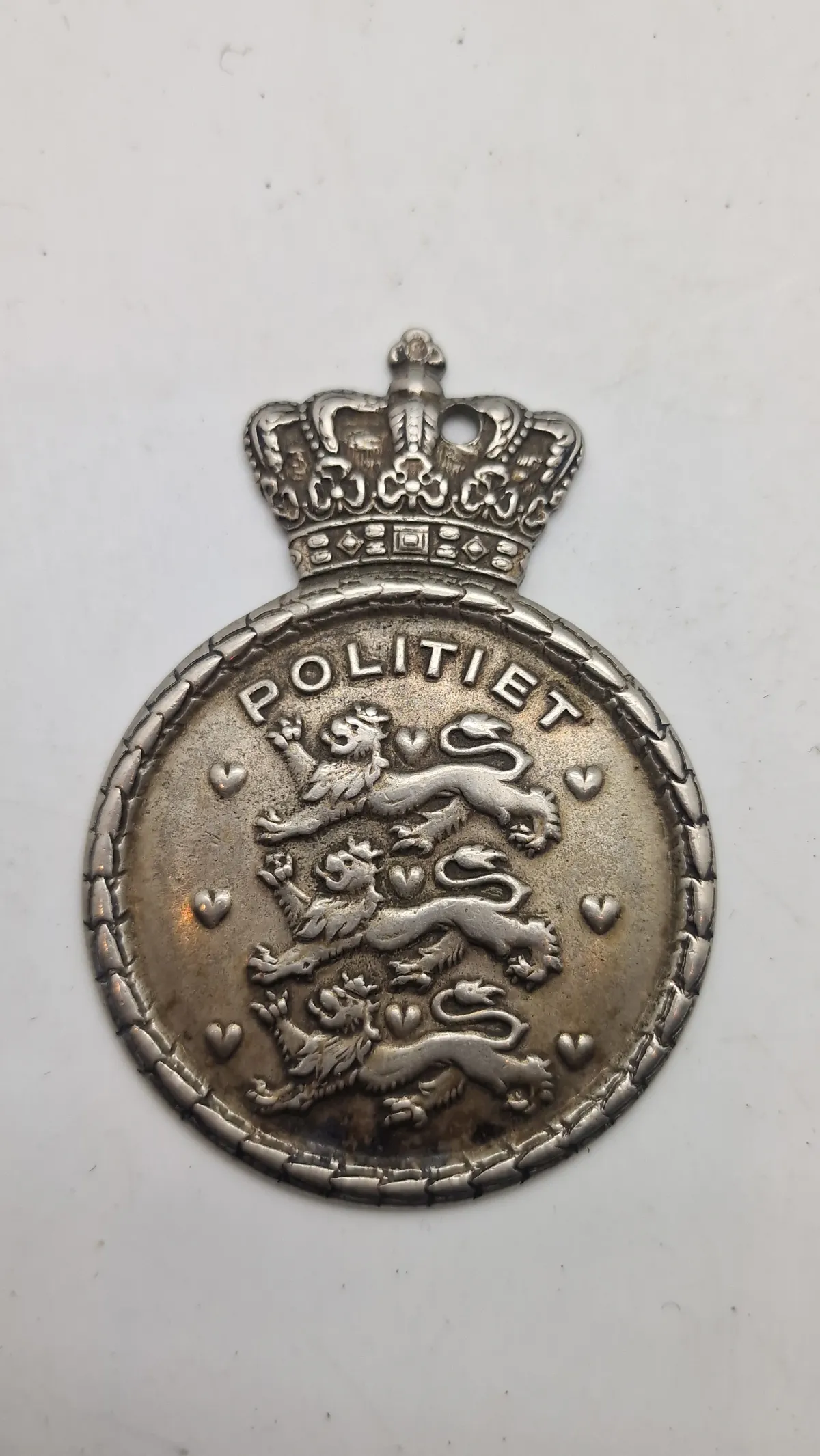 Originalt dansk M/38 politiskilt