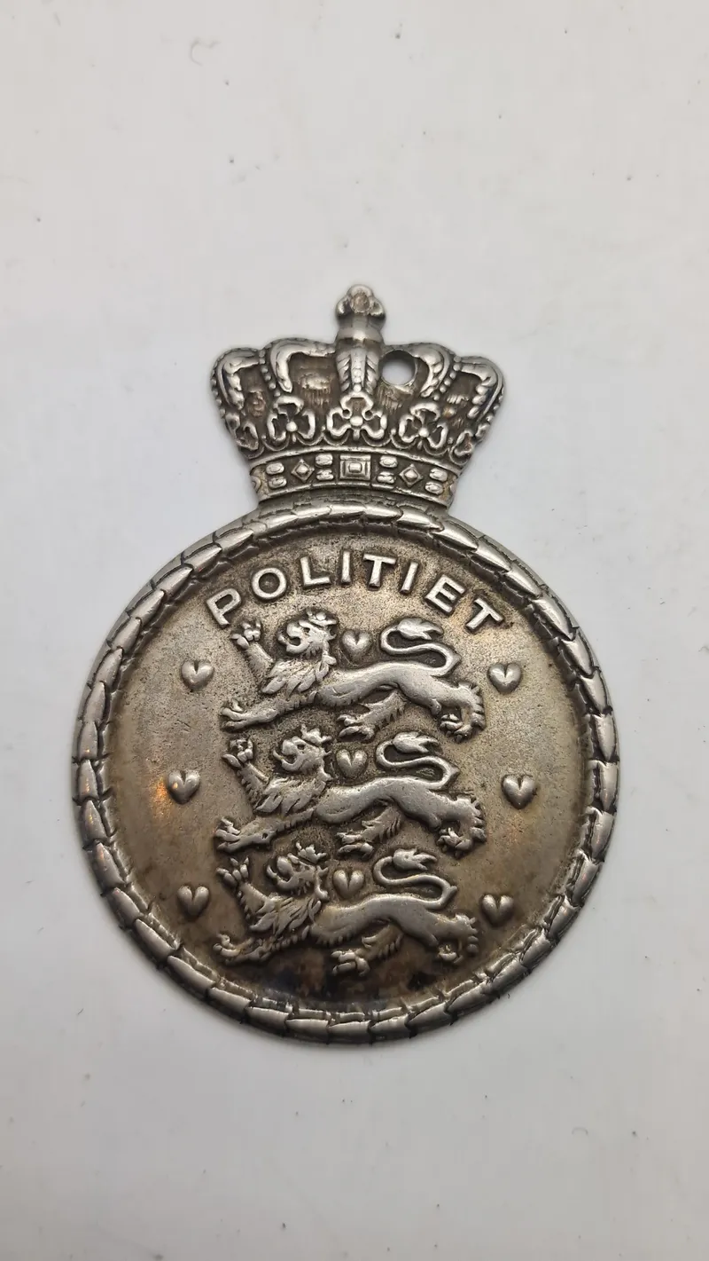 Originalt dansk M/38 politiskilt