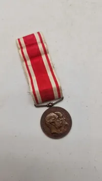 Sjælden original dansk dobbeltmedalje for deltagelse i begge Slesvigske krige