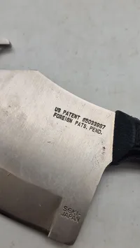 Original “Game skinner” jagtkniv til sprætte skind op med