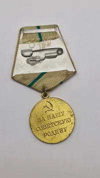 Original medalje "For Forsvaret af Leningrad"