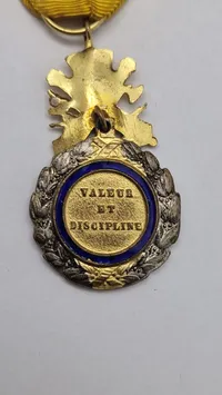 Original fransk Militærmedalje (Médaille militaire)