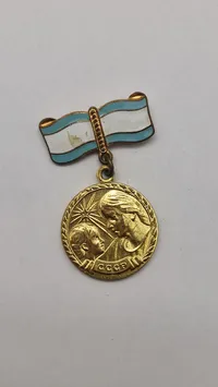 Original sovjetisk "Maternity Medal" (Medal of Motherhood)
