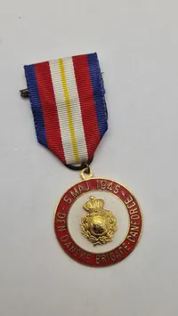 Original medalje fra den danske brigade