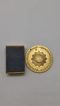 Original Medaille für treue Dienste in der Deutschen Volkspolizei" (Medalje for tro tjeneste i det tyske folkepoliti) fra DDR