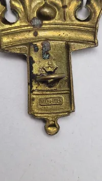 Originalt baretmærke for Kongens Artilleriregiment
