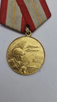 Samling originale russiske medaljer
